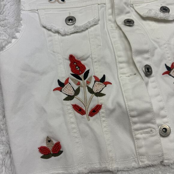 ALBERTA FERRETTI Denim Beaded Vest - Picture 3 of 9